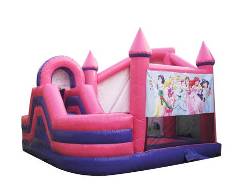 BIBC-066-Princess-Bouncy-Castles-For-Sale-With-Slide